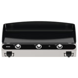 ENO - Plancha BERGERAC 3000 Stainless 3 feux gaz en fonte émaillée - Châssis inox - 531732014801 - BBQ Québec
