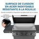 F36FTPMK - Plancha Freestyle 36 po au propane, noir mat - BBQ Québec