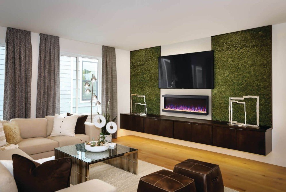 Foyer électrique muraux Trivista Pictura 50" - NEFL50H - 3SV - BBQ Québec