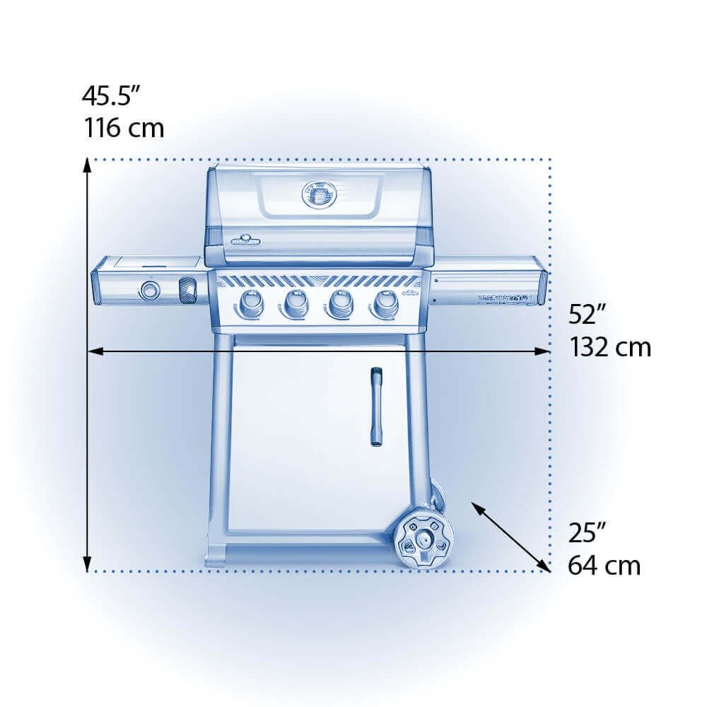 FP425DSIBNMK - 1 - Napoleon - Freestyle PRO 425 infrarouge latéral - GN - BBQ Québec