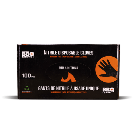 Gants de nitrile à usage unique BBQ Québec - BBQ Québec