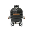 GLB1300HN - GLAMOUR KAMADO 13" AU CHARBO EN CÉRAMIQUE NOIR - BBQ Québec