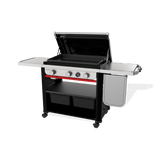 Gril plancha antirouille Slate 30 po avec tablette latérale extensible - 1500013 - BBQ Québec