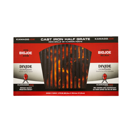 Grille de cuisson demi - lune en fonte Big Joe - BBQ Québec
