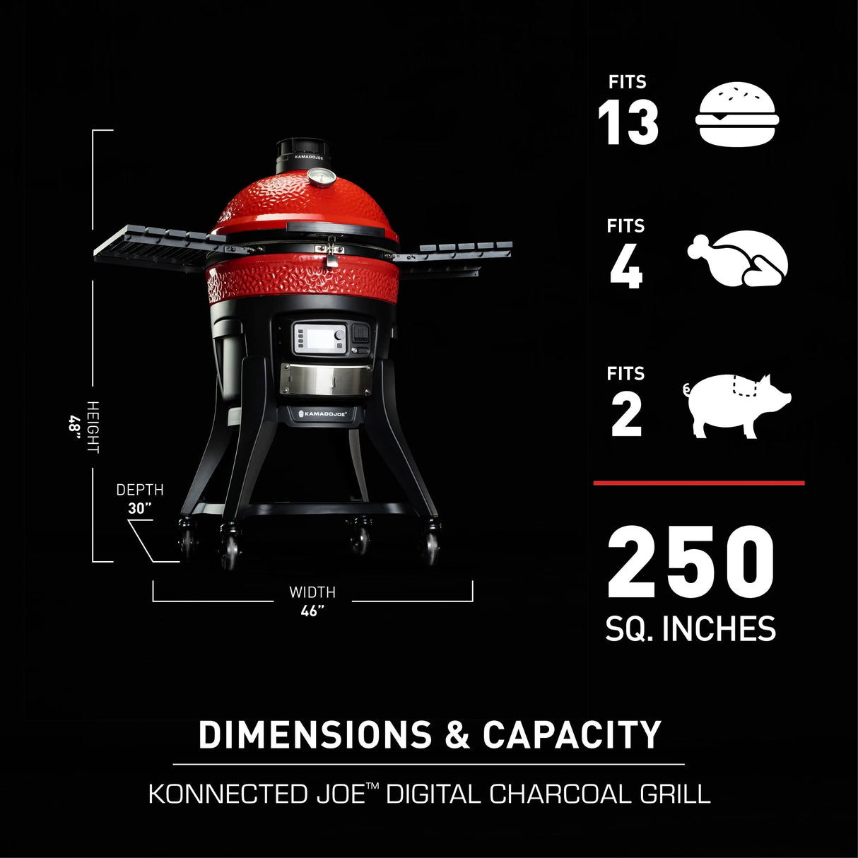 KJ15041123 - Kamado Joe - Konnected Joe avec trepied - BBQ Québec