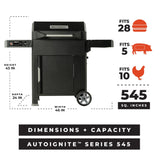 MB20041124 - AutoIgnite 545 Digital Charcoal Grill + Smoker - BBQ Québec