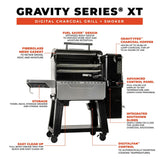 MB20041223 - Gravity Series XT Digital Charcoal Grill + Smoker - BBQ Québec