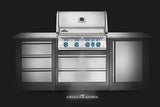 Napoleon Gril encastré Prestige PRO 500 au gaz propane avec brûleur arrière infrarouge - BBQ Québec