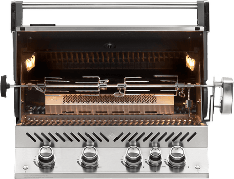 Napoleon Gril encastré Prestige PRO 500 au gaz propane avec brûleur arrière infrarouge - BBQ Québec