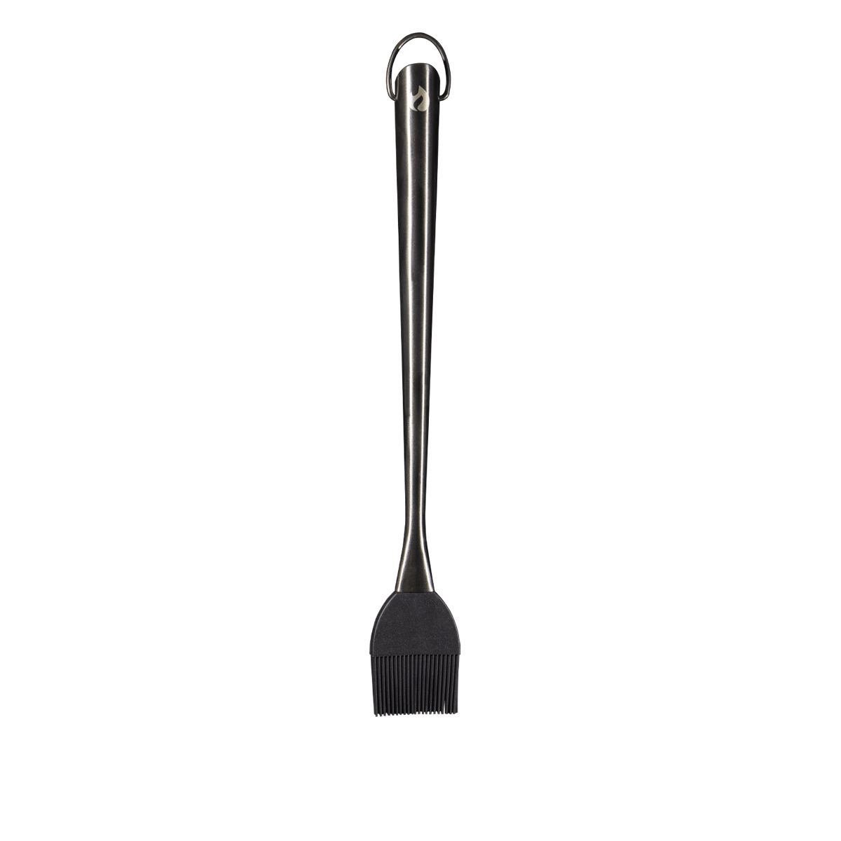 Pinceau à badigeonner en acier inoxydable de couleur titanium BBQ Québec - BBQ Québec