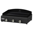 PLEA360ECAN - Le Marquier - Plancha Amalia Gaz 360 Noir - BBQ Québec