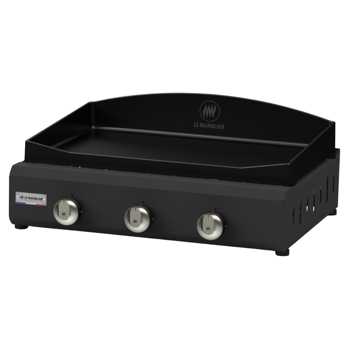 PLEA360ECAN - Le Marquier - Plancha Amalia Gaz 360 Noir - BBQ Québec
