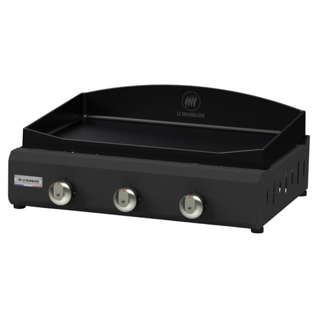 PLEA360ECAN - Le Marquier - Plancha Amalia Gaz 360 Noir - BBQ Québec