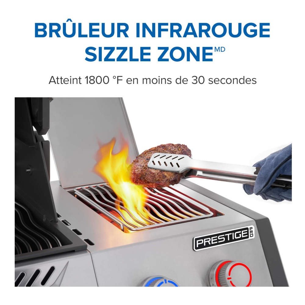 PRO500VXRSIBNSS - Gril Prestige PRO 500 au gaz naturel avec technologie intelligente - BBQ Québec