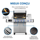 PRO500VXRSIBNSS - Gril Prestige PRO 500 au gaz naturel avec technologie intelligente - BBQ Québec