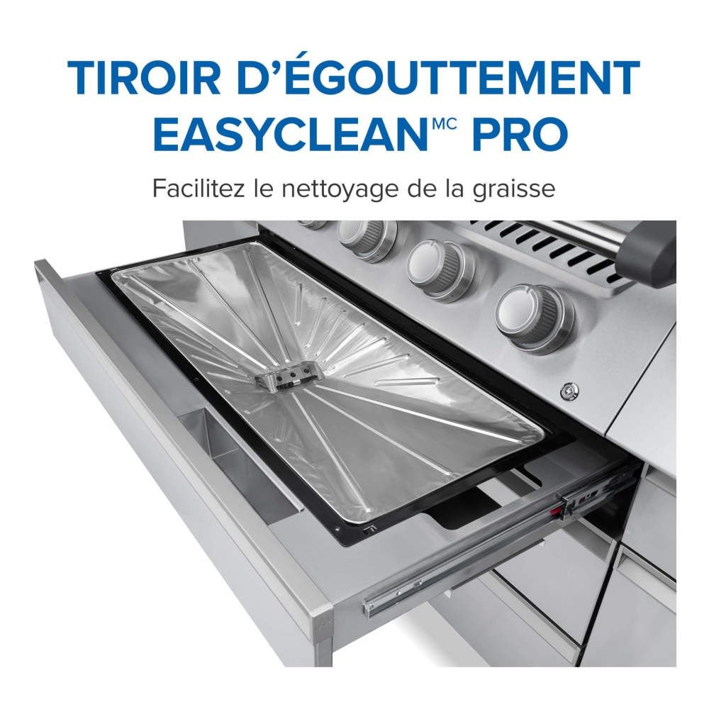 PRO665VXRSIBNSS - Gril Prestige PRO 665 Élite au gaz naturel avec technologie intelligente et boîte à fumage électrique - BBQ Québec