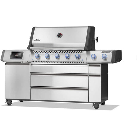 PRO665VXRSIBNSS - Gril Prestige PRO 665 Élite au gaz naturel avec technologie intelligente et boîte à fumage électrique - BBQ Québec