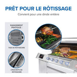 PRO665VXRSIBPSS - Gril Prestige PRO 665 Élite au propane avec technologie intelligente et boîte à fumage électrique - BBQ Québec