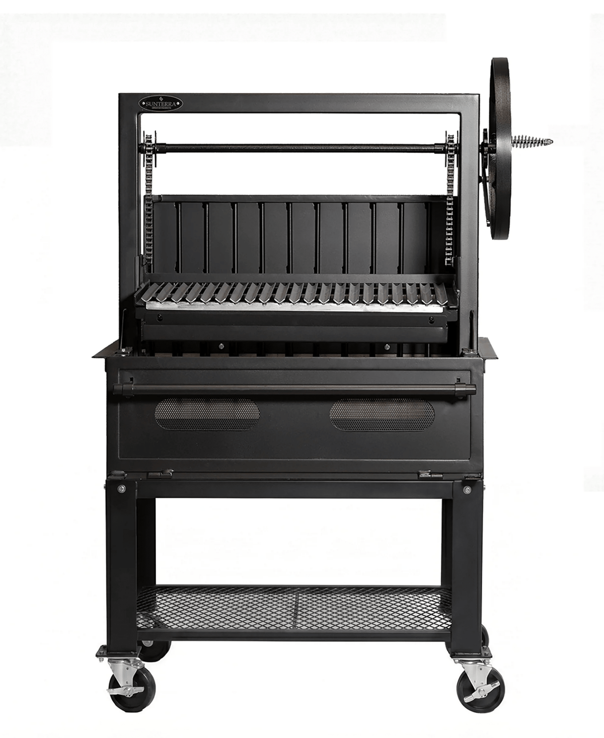 PSARG-48DSPLBRBCRT - Professional Series Argentine with Brasero back 48"x 36" with cart - BBQ Québec
