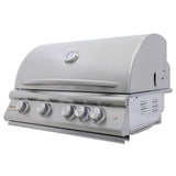 Ruby3B - NG – Ruby 30" à 3 brûleurs Pro - Sear avec lumières DEL, grille de saisie haute température, gaz naturel - BBQ Québec
