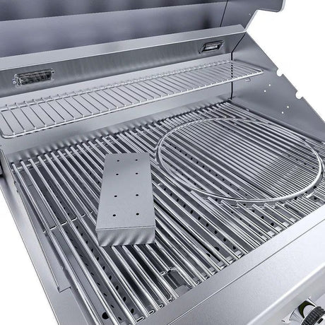 Ruby4B - NG – Ruby 36" à 4 brûleurs Pro - Sear avec lumières DEL, grille de saisie haute température – gaz naturel - BBQ Québec