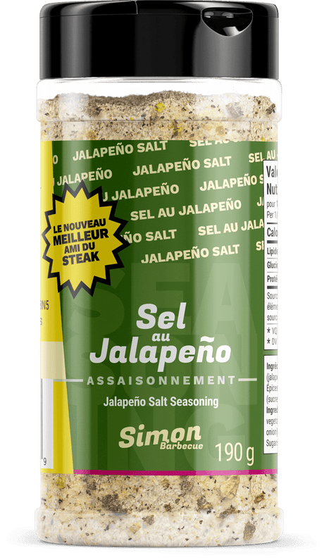 Assaisonnement Sel au Jalapeño Simon Barbecue - BBQ Québec