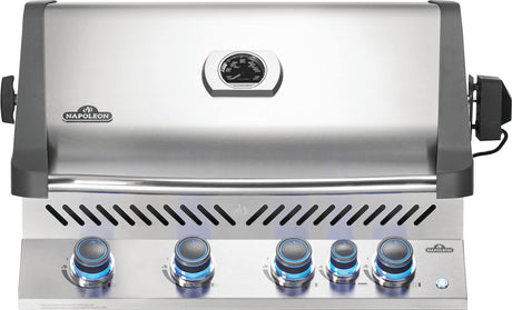 Napoleon Gril encastré Prestige 500 BBQ au gaz naturel avec brûleur arrière infrarouge - BBQ Québec